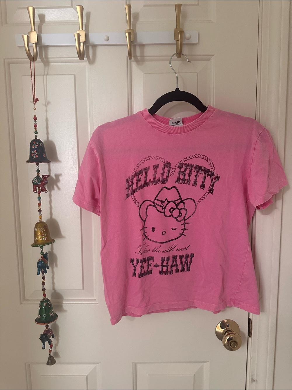 Sanrio Hello Kitty Pink Western 'Yee-Haw' Graphic Tee